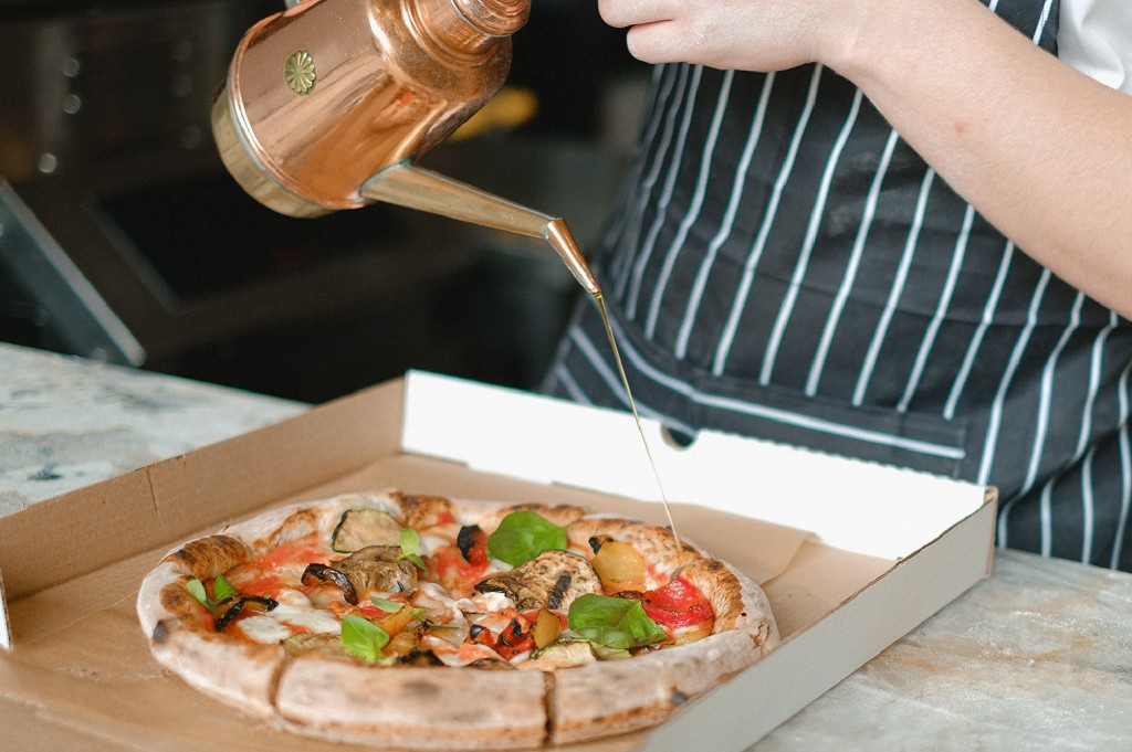 Receta de aceite para pizza
