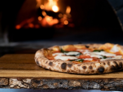 Una pizza, un aceite